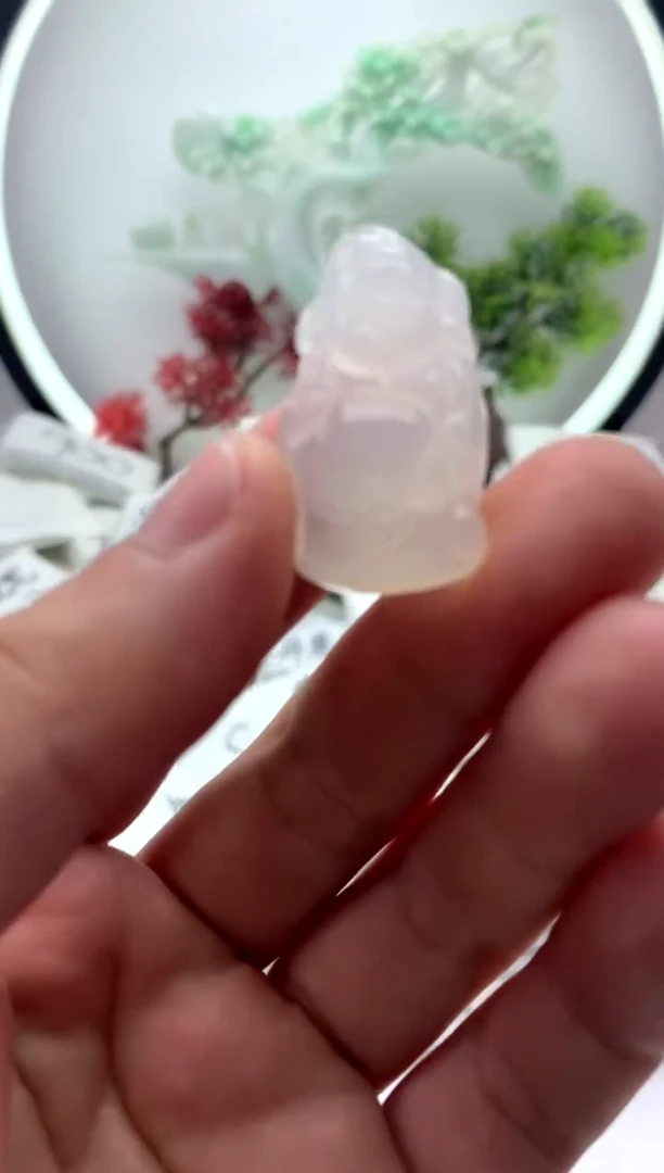 【闪购商品】玛瑙/玉髓颈饰未镶嵌财神