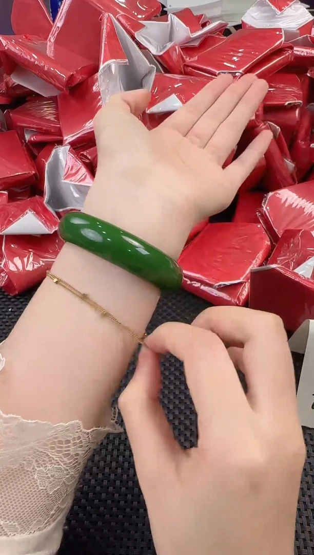 未镶嵌手镯石英质玉圈口54