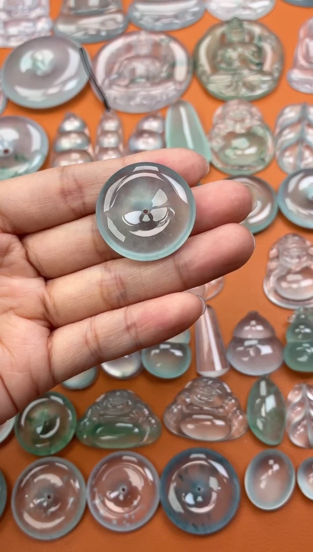 吊坠(不含链)未镶嵌翡翠43 平安扣 28.7 6.0