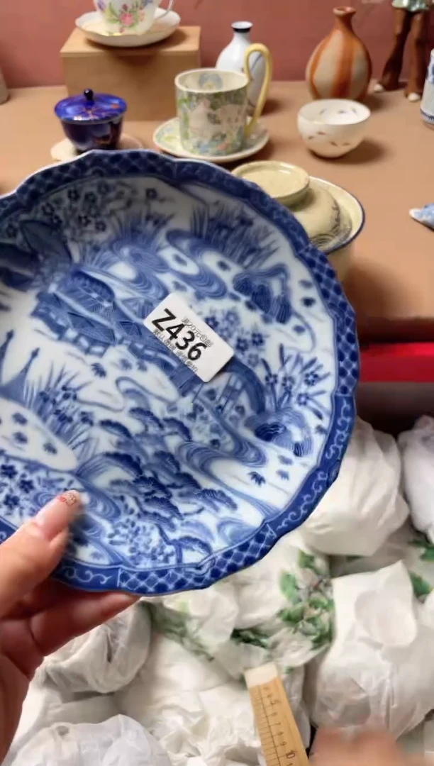 瓷片鱊*瓷器瓷器Z436