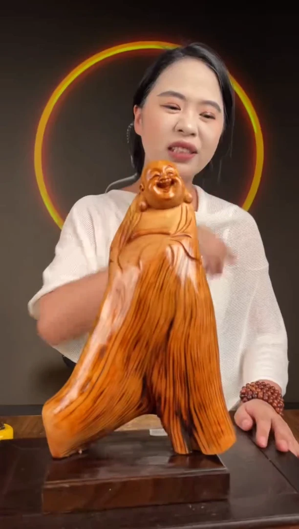 柏木（崖柏）手工摆件,先抢先得! 编号:114