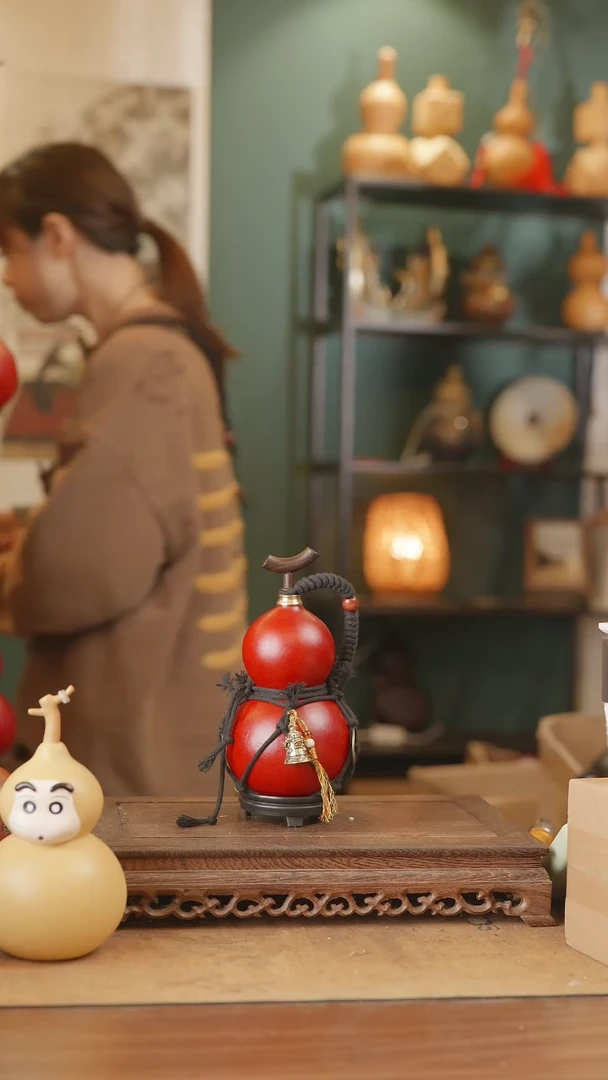 【闪购商品】227号精品天然大漆工艺防渗内胆酒葫芦~