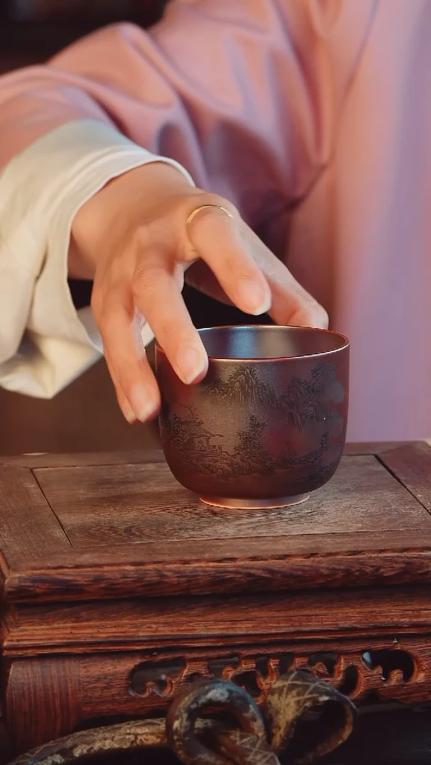 艺然堂手工手绘茶器