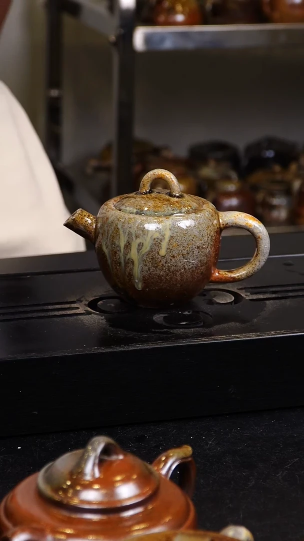 茶壶紫砂宜兴紫砂柴烧