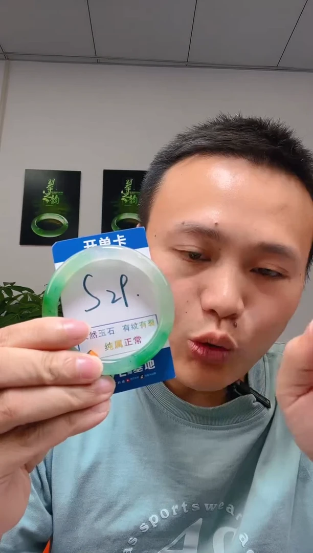 石英质玉（非洲翠）手镯未镶嵌1