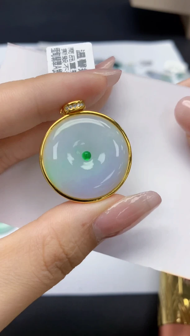 颈饰未镶嵌翡翠天然缅甸a货翡翠百元以上9元证书费自理