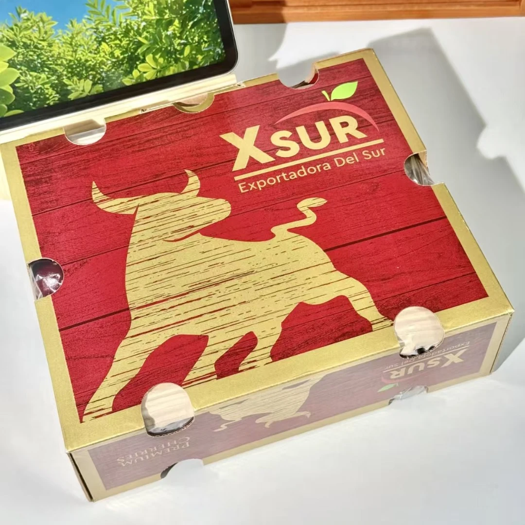 3JD桑提娜[N]海运金牛车厘子 净重5斤 内附果径卡 仅限太原可拍