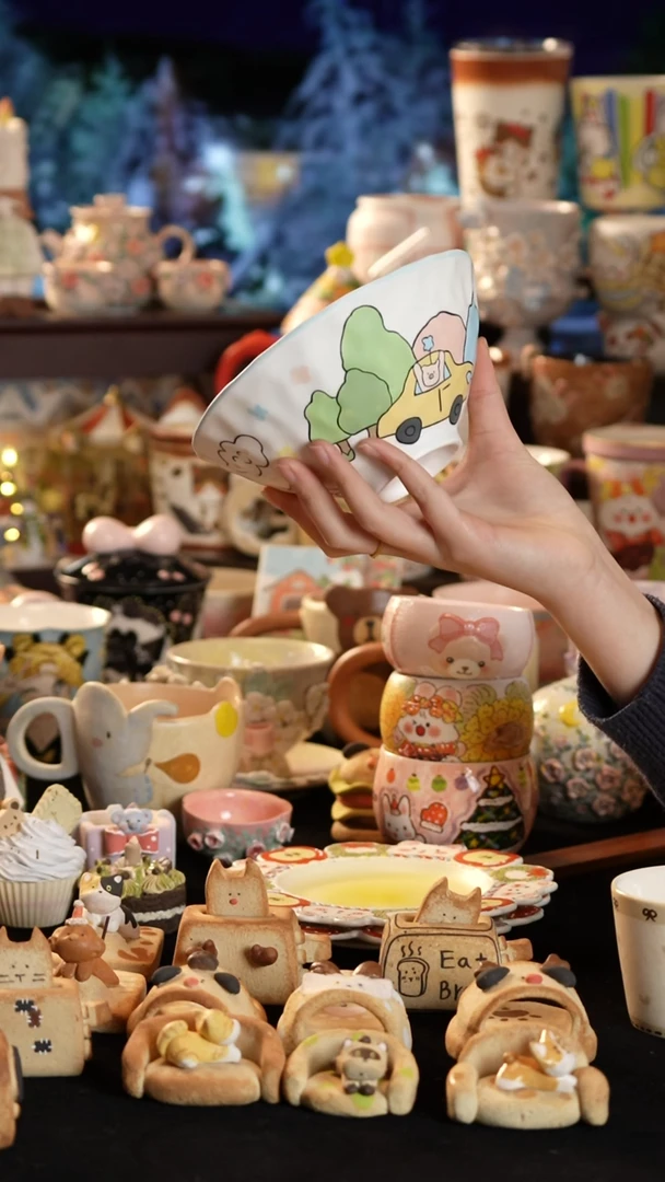 其他陶景德镇釉下彩手绘设计师款陶瓷