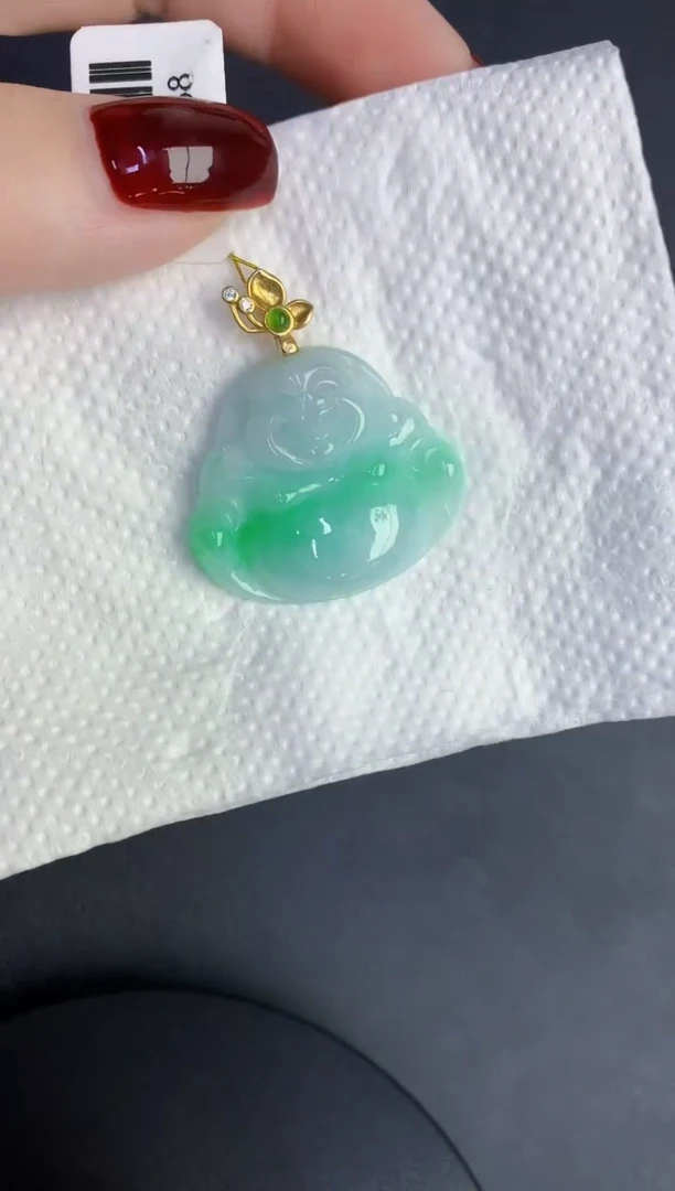 颈饰未镶嵌翡翠缅甸天然翡翠A货