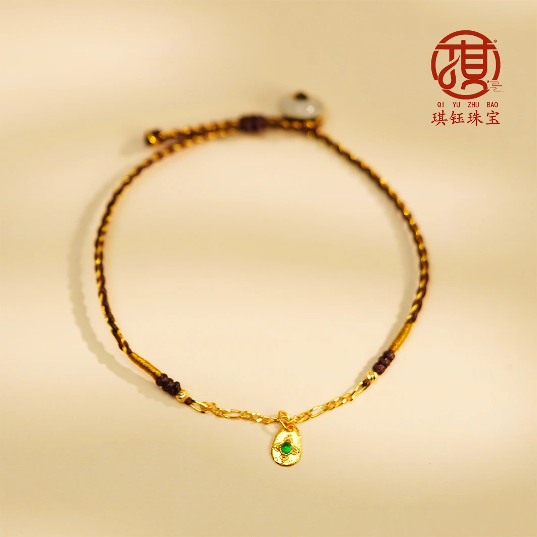 [琪钰]窗月 18K金手绳-L250630014