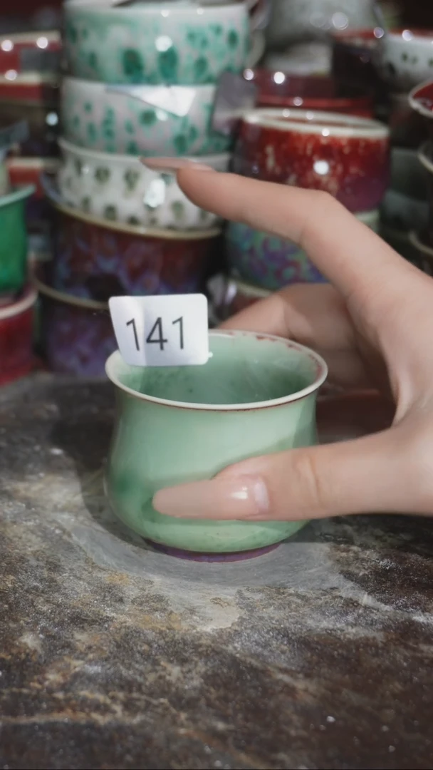 摆件精品窑变钧瓷茶器