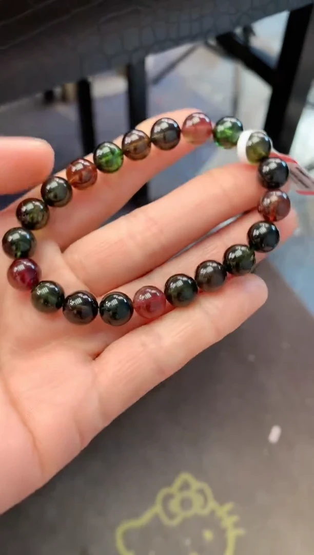 【闪购商品】碧玺手串未镶嵌多样性发一条