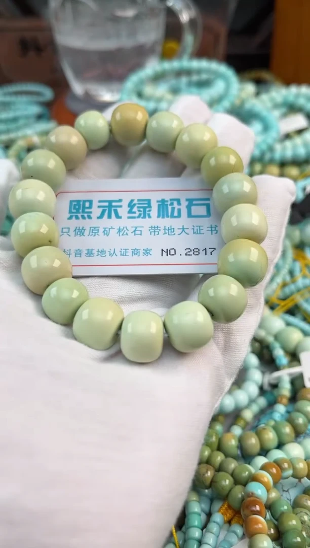 未镶嵌绿松石松石2817