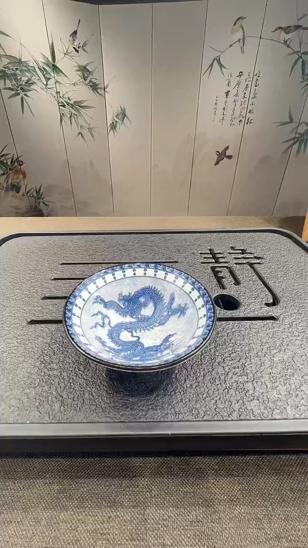 @微光茶器斗笠龙杯TJ013