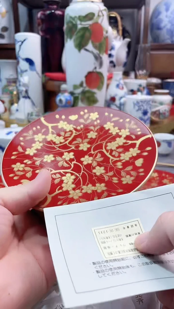 瓷片日产大漆盘一一一