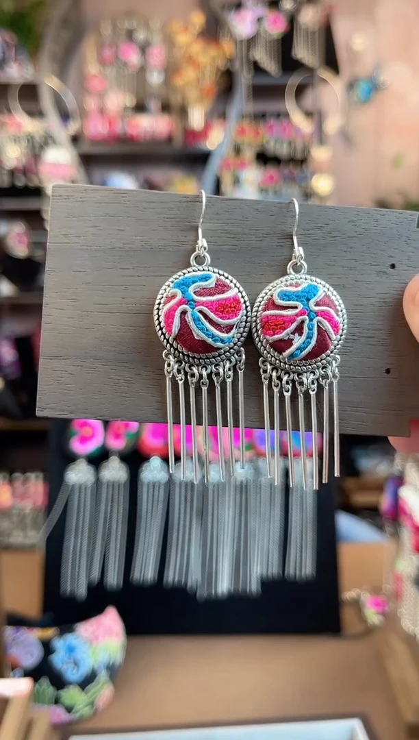 织绣民族风手工非遗老绣饰品227