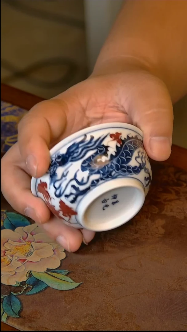 杯手工手绘杯杯很美丽