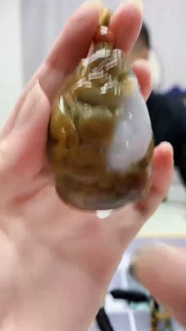 定制翡翠未镶嵌4898zm-毛货挂件68