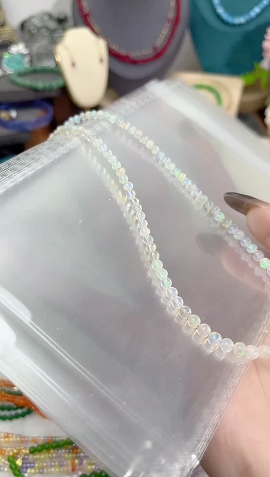 【闪购商品】欧泊颈饰银S925镶嵌圆450