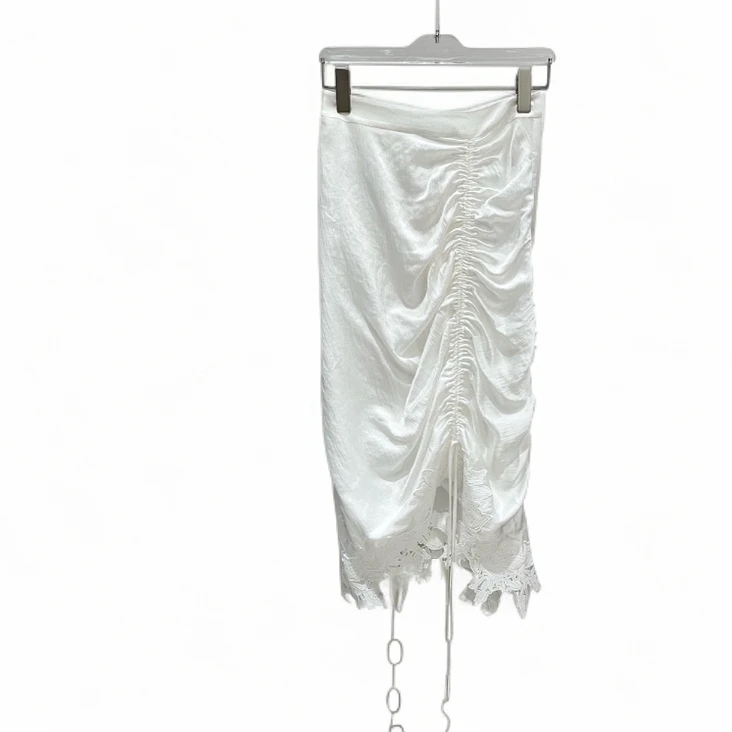 【SFF严选】Shang1 by25早春法式不对称褶皱半裙气质时尚洋气6029