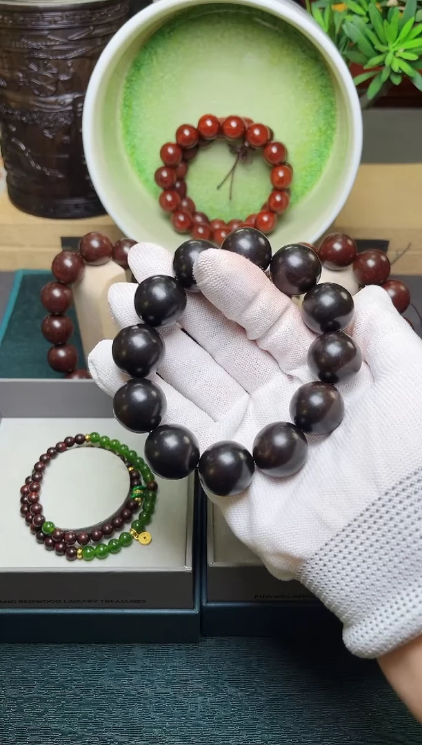 【闪购商品】黑酸枝木类成套家具紫光檀2.0手串