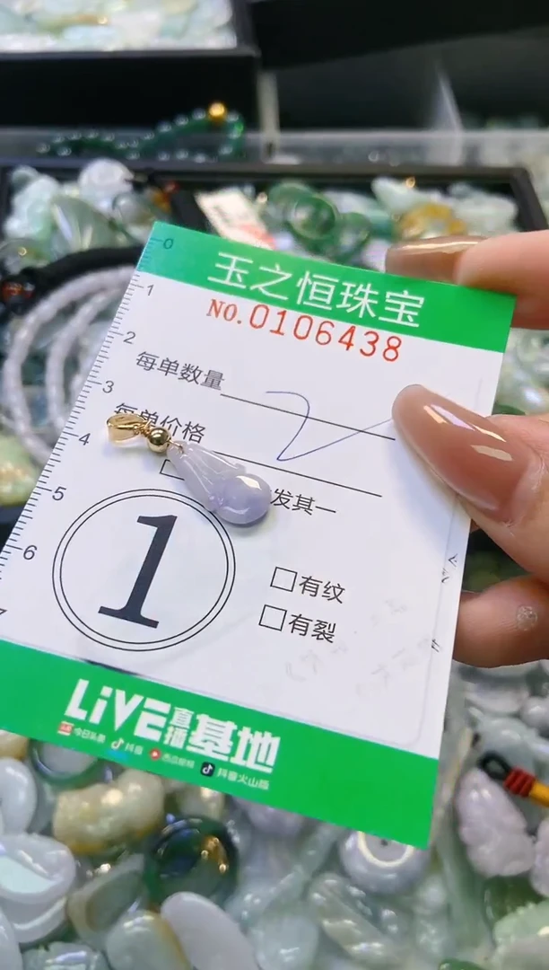 翡翠未镶嵌颈饰闪购0106438