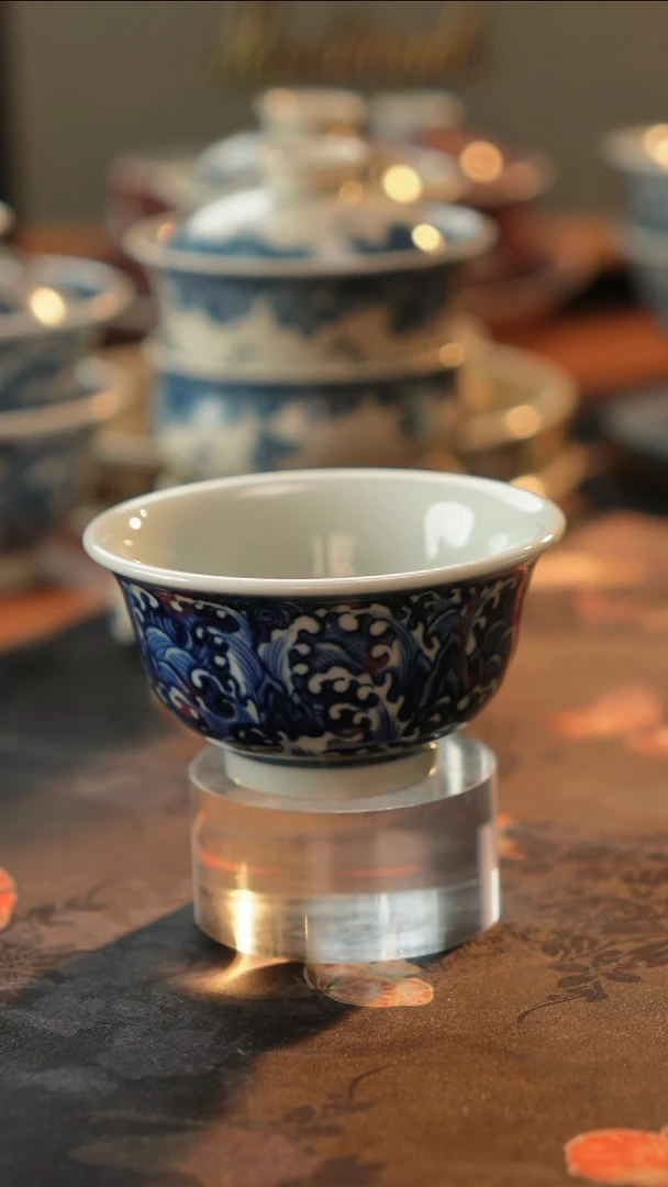 江崖海水纹压手杯80ML