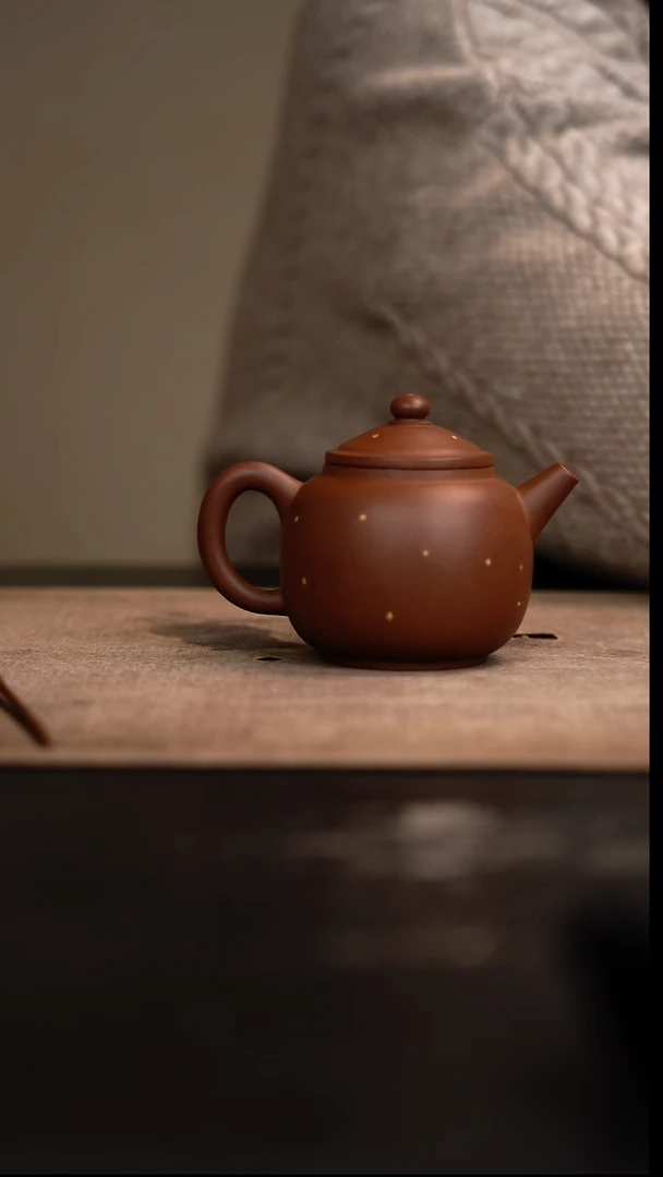 【闪购商品】紫砂茶壶巨轮珠紫泥铺砂