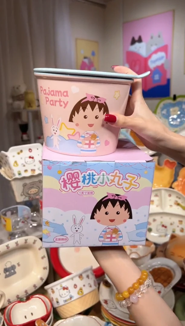 瓷可爱餐具发图片款
