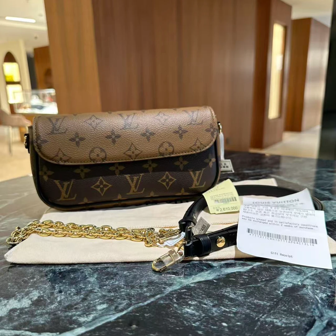 未使用 LouisVuitton/路易威登 LV 老花 新款 拼色IVY