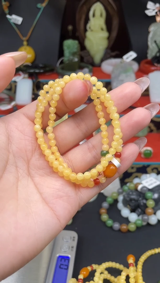 未镶嵌颈饰蜜蜡项链m081多样性发其一