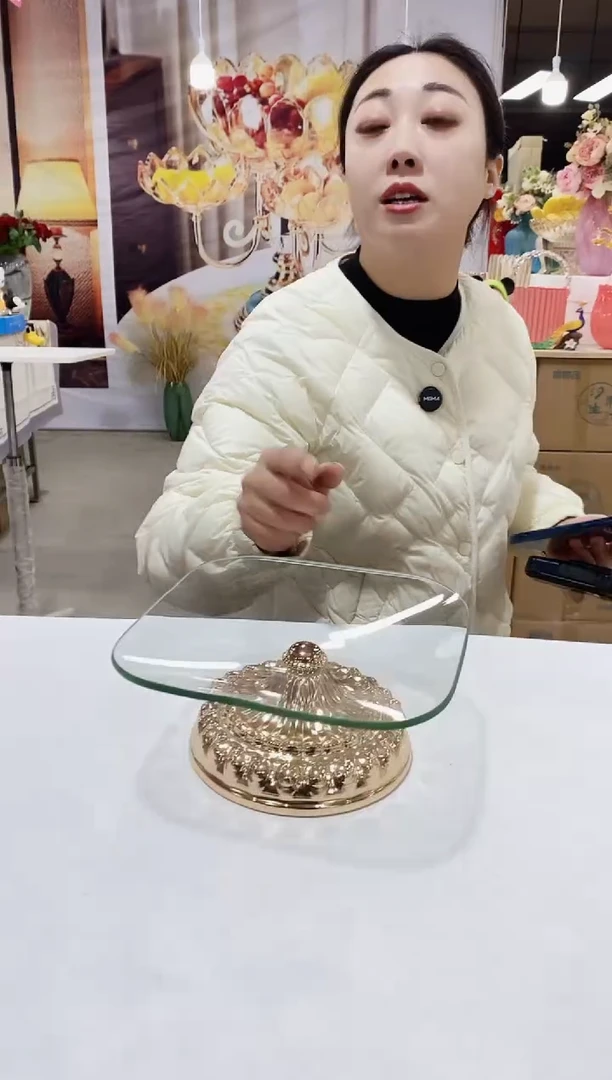 方形果盘【印花高脚】