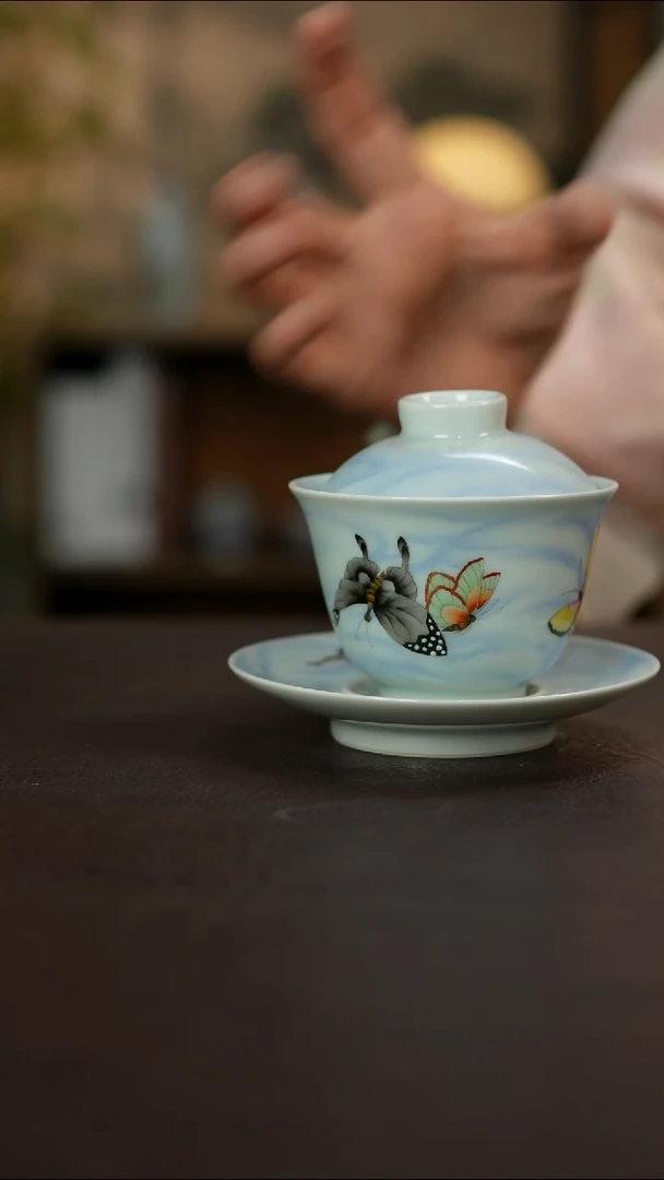 杯景德镇陶瓷杯碗柴烧多人
