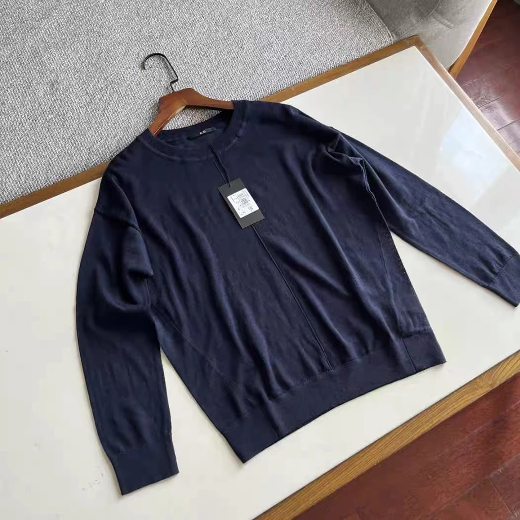 内蒙古源头工厂2025春季新款设计师款内蒙古羊毛面膜衫YFW050