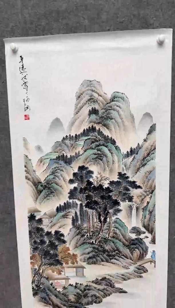 国画李纲-8平尺-国画作品-金