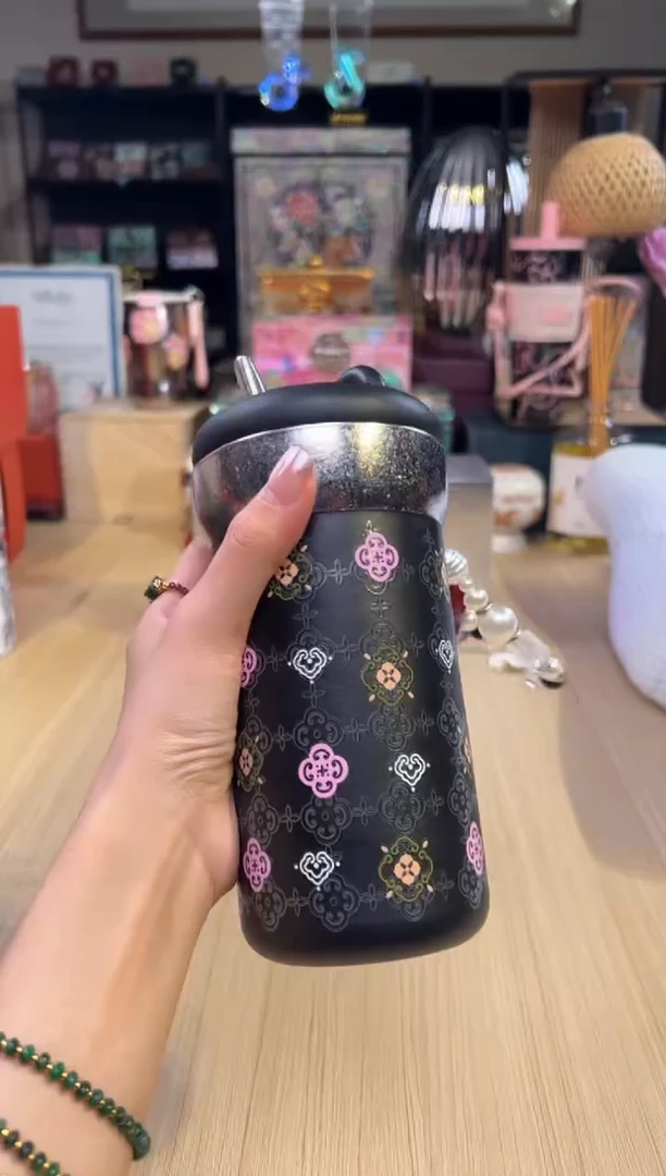 小圆墩钛杯（500ML）玄霓锦色