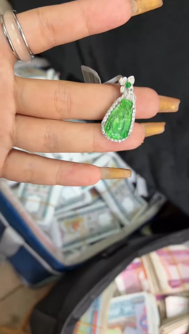 银S925镶嵌定制翡翠18定制翡翠-多样性发货（发其一）