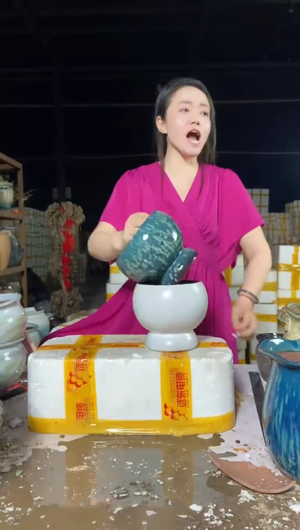 宜兴紫砂花盆盆盆14*15