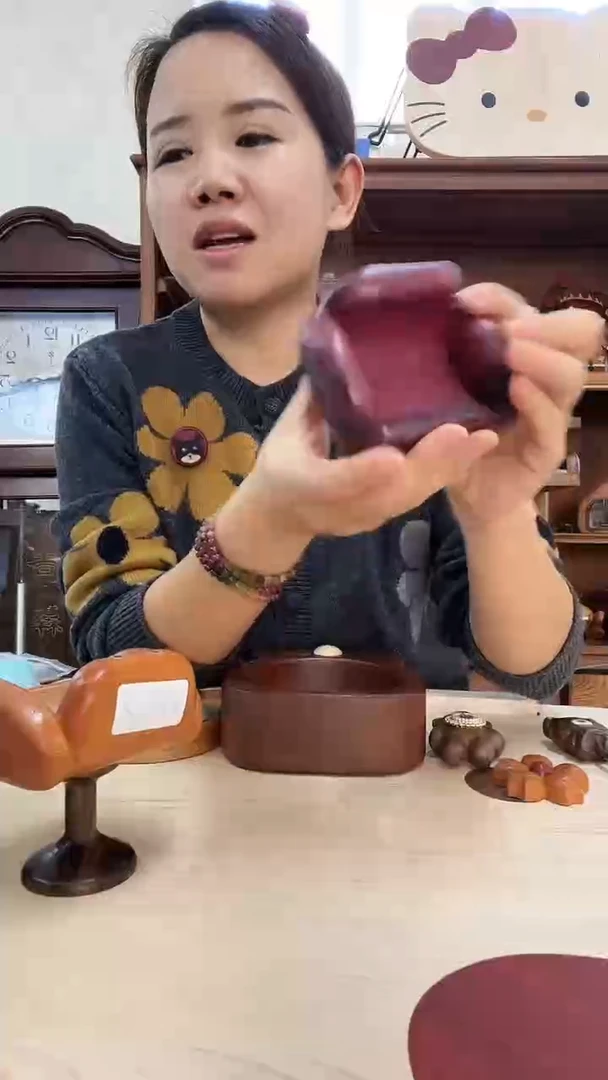 木紫色沙发 无底座 无耳朵 瑕疵 编号715