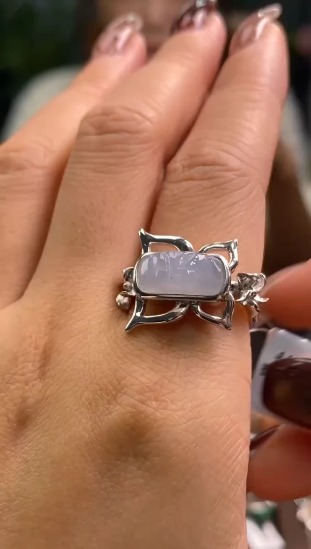 颈饰银S925镶嵌翡翠净货15260