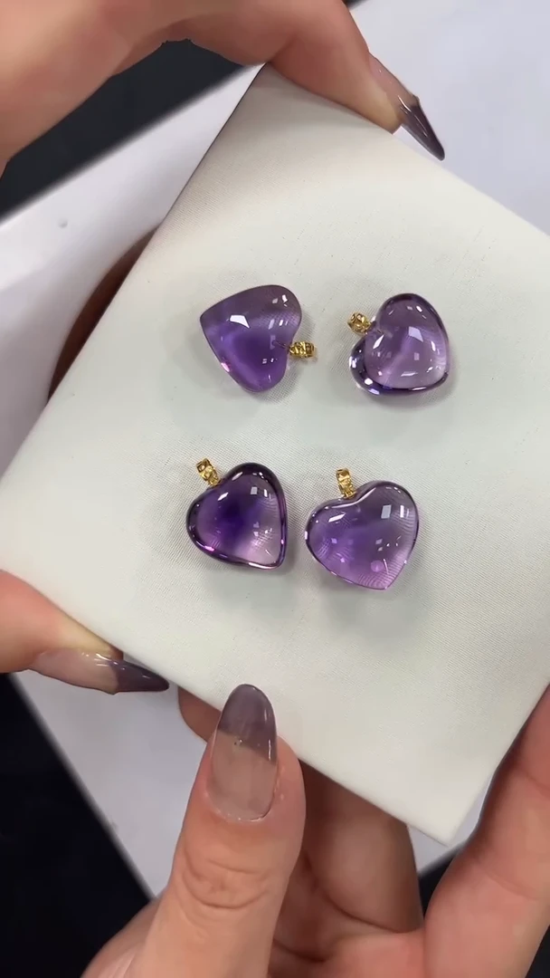 【闪购商品】水晶吊坠(赠链)18K金镶嵌XC4342 多样性发一件