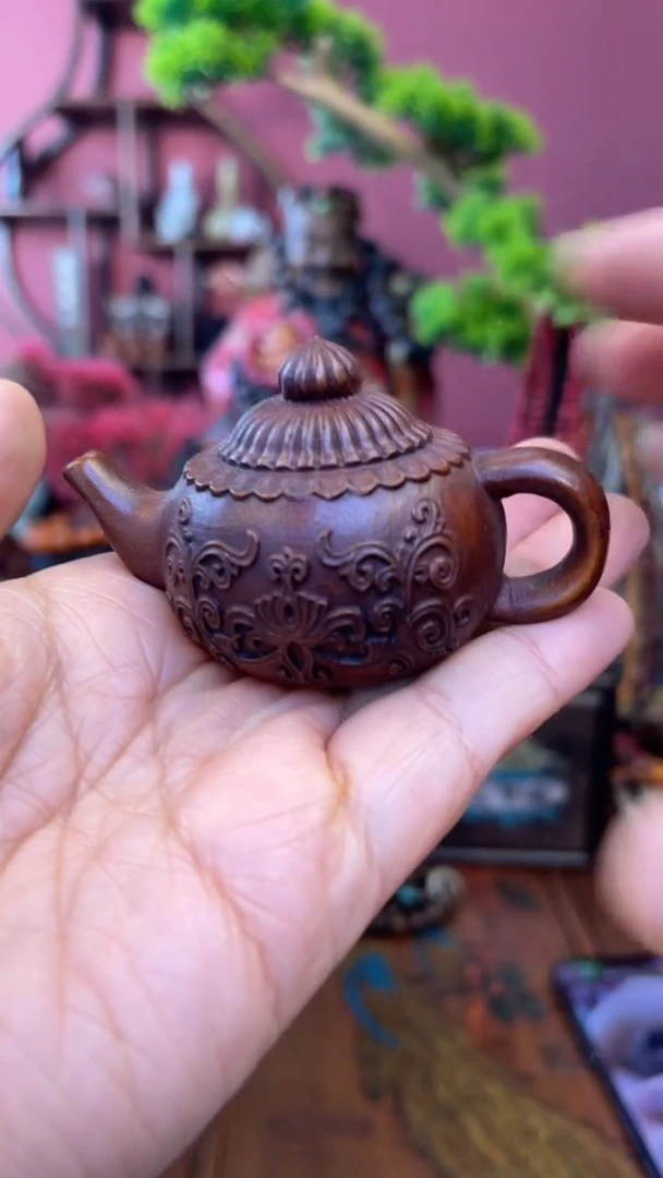 【闪购商品】妍妍清空编号135-如意纹把把壶茶道具