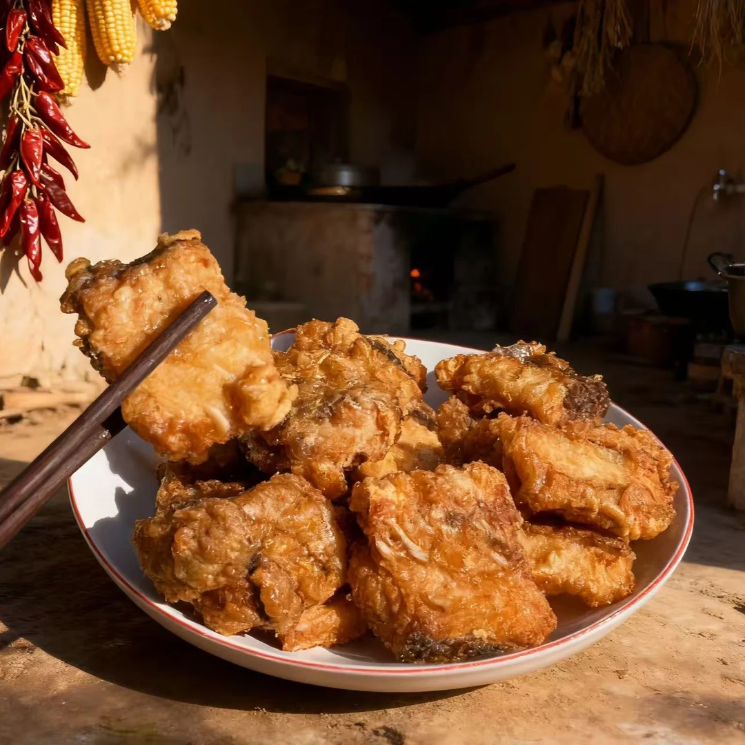 八里河酥鱼块农家酥鱼块