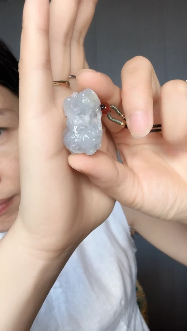 翡翠未镶嵌颈饰翡翠A货冰貔貅