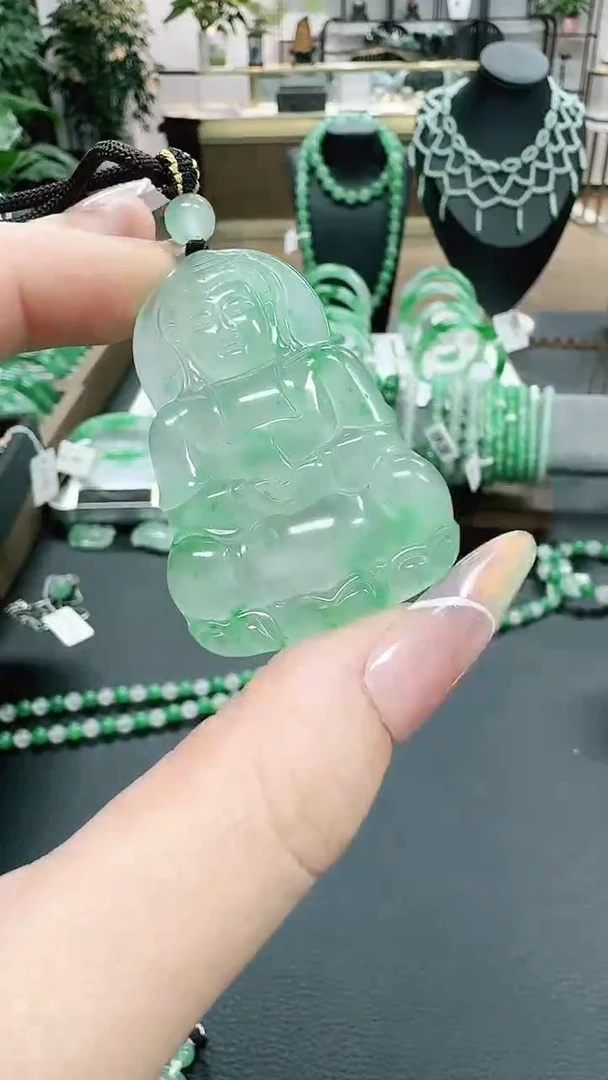 未镶嵌1石英质玉（非洲翠）/1843