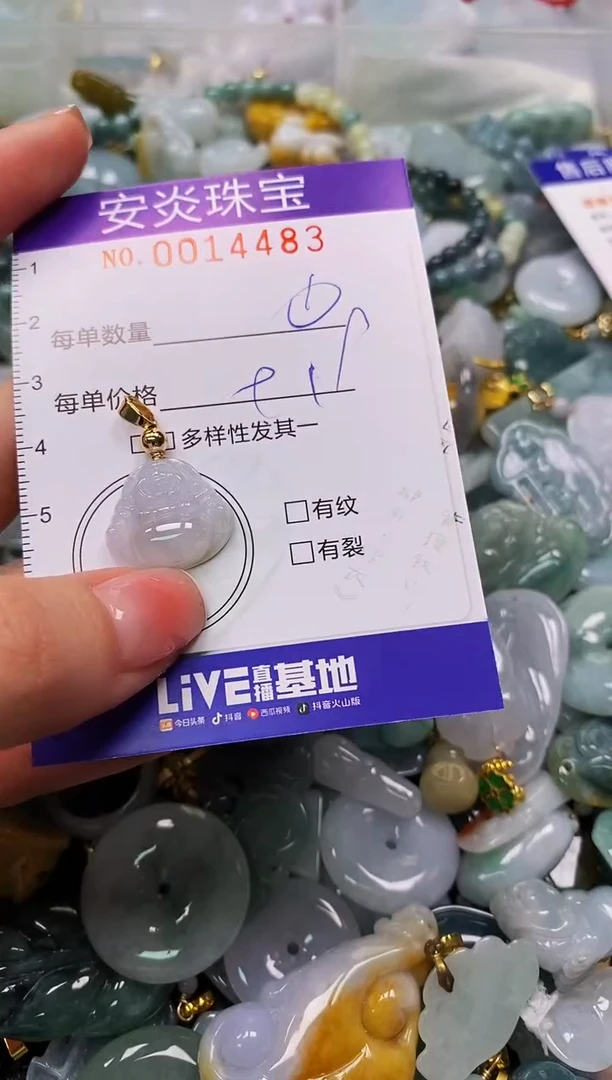 颈饰未镶嵌翡翠闪购0014483