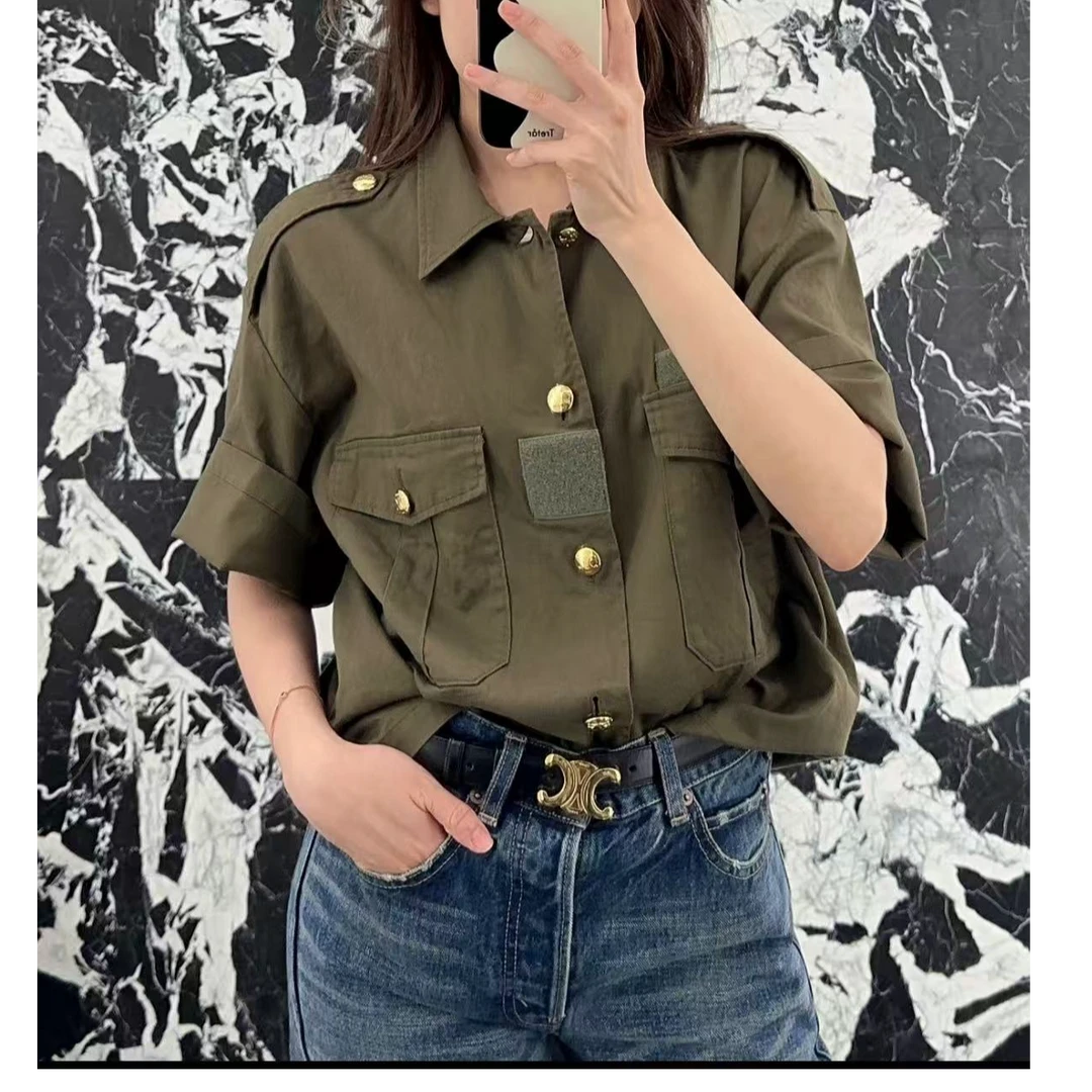 未使用 Celine/思琳 双双臻选/ck00342/思琳短袖/34