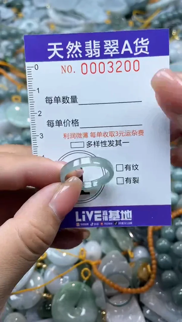 翡翠未镶嵌颈饰03200