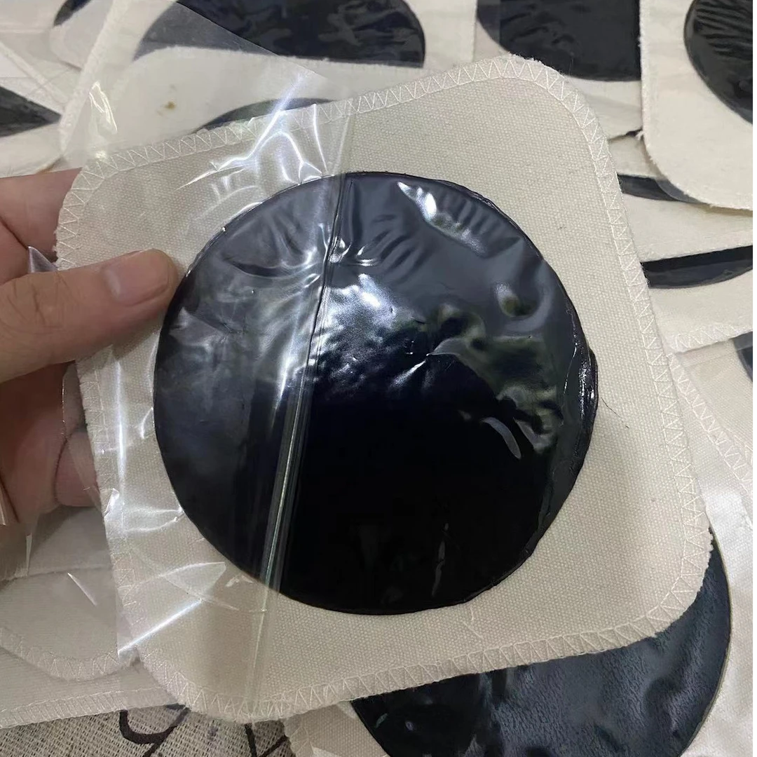 佛山布衣纯手工老黑膏+百草油颈肩腰腿膝关节传统民间土方狗皮膏