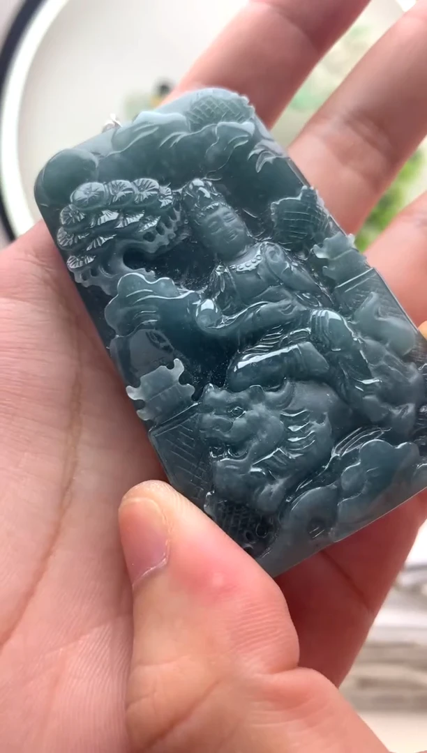 颈饰未镶嵌翡翠文殊